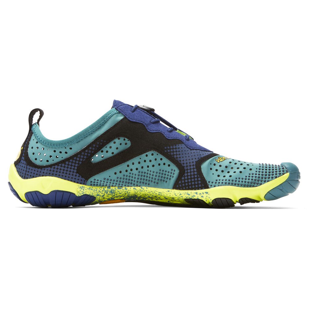 Vibram Five Fingers Mens Running Shoes - Navy - V-Run - 06738-QGXN